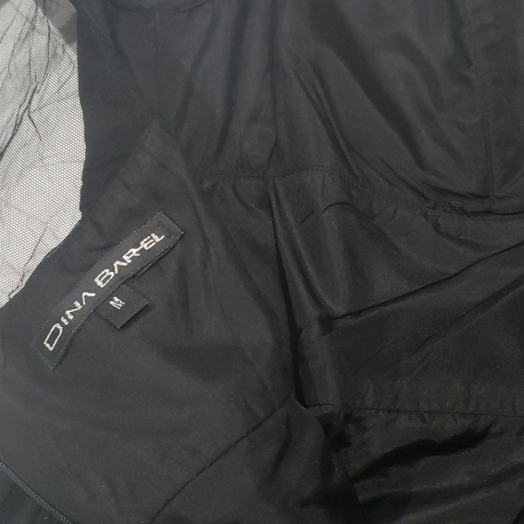 NWT Dina Bar-el Women's Size Medium Black Dress - Picture 8 of 8